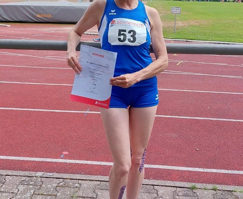 Rosita Frohmüller war erfolgreich beim WLV Masters Qualifikationstag in Murr