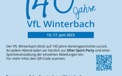 140 Jahre VfL Winterbach – Abteilung Turnen