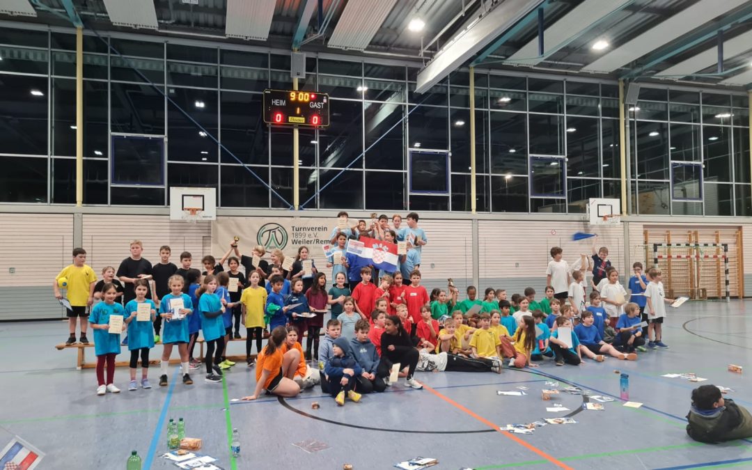 Handball Mini EM zum Jubiläum des TV Weiler